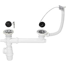 Kit Desague Fregadero Wirquin 30721103 D60 - Desagüe para fregadero (2 bandejas)