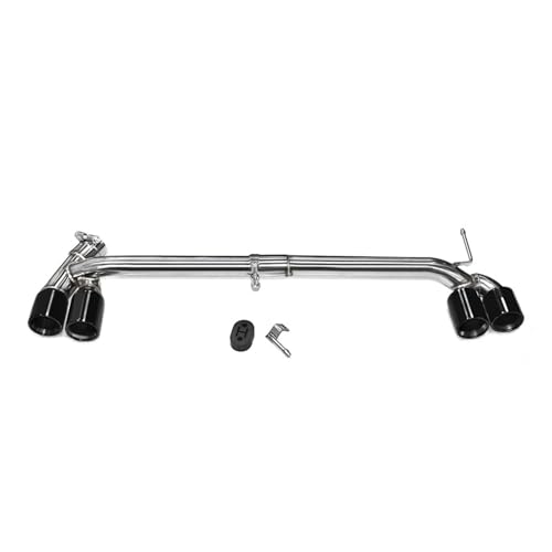 Embout échappement BMW F30 F31 320i 318i en acier inox 304 quad noir D
