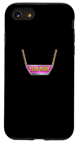 �s���N�J���[ Yeah Right Chain Pink Graphic �X�}�z�P�[�X iPhone SE (2020) / 7 / 8 �p