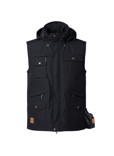 SCIPPIS Tableland Vest Hundesportweste – Outdoor Trainingsweste, Dummy-Tasche & Leckerli-Beutel – Weste für Hundetraining, Jagd & Outdoor (DE/NL/SE/PL, Alphanumerisch, L, Regular, Regular, Schwarz)