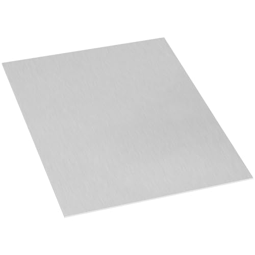 Image of 6061 T651 Aluminum Sheet Metal 14 x 18 x 1 /8 (0.125') Inch Flat Plain Aluminum Plate Covered with Protective Film, Heat Treatable Rectangle 3MM Metal Plate for Crafting, Industrial