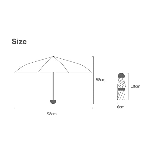Aikelai Travel Mini Umbrella With Case thumb #4