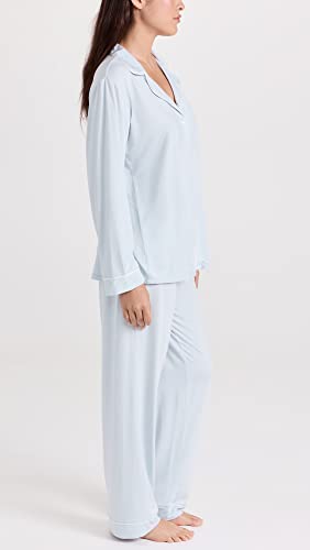 Image of Eberjey Gisele Classic Women's Pajama Set | Long Sleeve Shirt + Long Pants
