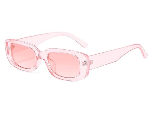 Image of IFLASH Rectangle Sunglasses for Women Retro Driving Glasses 90s Vintage Fashion Narrow Square Frame UV400 Protection Glasse