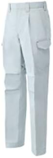 ワンタックカーゴパンツ 制電ソフトツイル グレー ウエスト82cm
