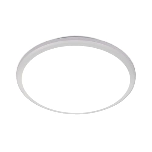 DELIPOP 1 Pack 12 Inch LED Flush Mount Ceiling Light, 24W Surface Flat LED Ceiling Light for Indoor/Outdoor, IP54 Waterproof Round Ceiling Light Fixture for Bathroom, Bedroom, Kitchen, Hallway