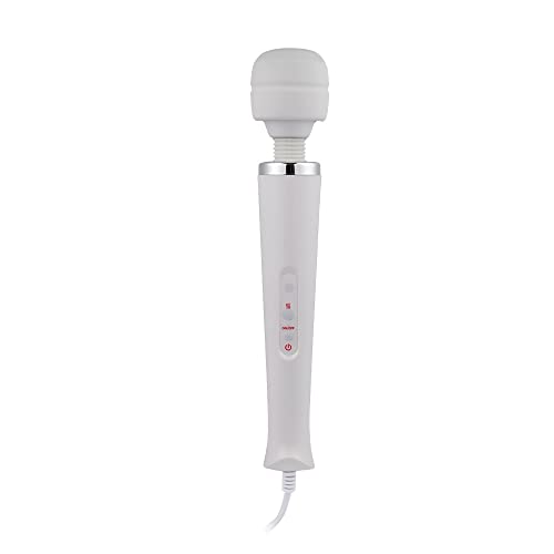 Aloure Mains Powered Deluxe Magic Wand Vibrator White