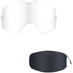 VOZAPOW Dirt Bike Goggles Replacement Lens for AMX10 Goggles | Magnetic, Anti-Fog, Anti-UV & Anti-Scratch