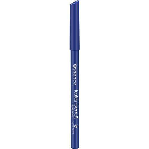 essence cosmetics kajal pencil, Nr. 30 Classic Blue, blau, definierend, langanhaltend, farbintensiv, matt, vegan, Mikroplastik Partikel frei, Nanopartikel frei (1g)
