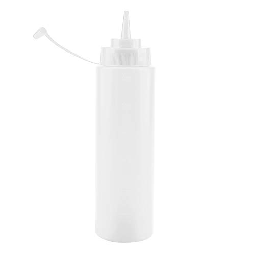Botellas exprimibles para salsas de 720 ml con dispensador de condimentos ajustable, 10 u 4
