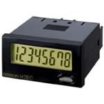 OMRON H7EC-NV-BH 30 HZ/1 KHZ, 8 Digit, Black, Contact Output, Count TOTALIZER, Flush MOUNTING, Increment, Screw Terminal