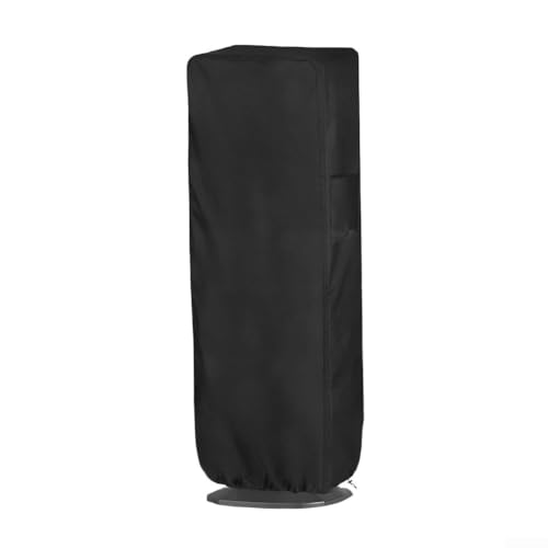 ComfyHarbor Outdoor Tower Fan Cover forPortable Electric Fans Waterproof Dustproof All Season Protection with Adjustable Drawstring Windproof Design