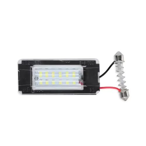 Luz LED para placa matrícula de Mini Cooper R56 R57 R58 R59 lámpara blanca Canbus sin errores