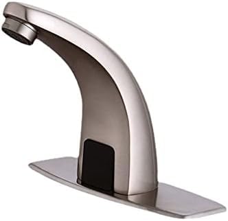 Robinet de lavabo automatique à capteur électronique brossé sur pont