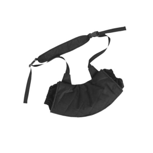 oshhni Mão mais quente bolsa luvas de tempo frio engrossar mão muff manga de aquecimento para caminhadas, inverno, ao ar livre, mochilão, caça, Preto