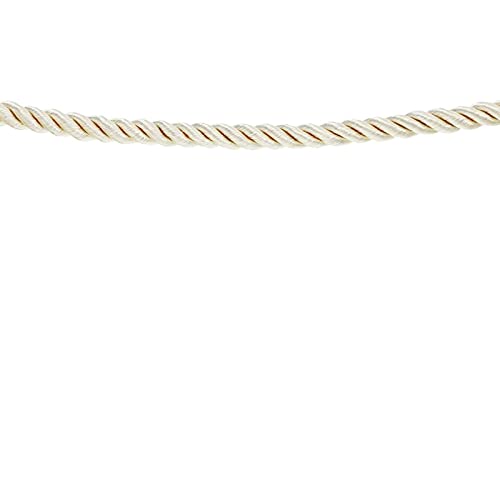 Rayon Nylon Twisted Cord Trim Rope (36 Yards, Cream, 2 Pack) #TOP4