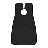 Schürzen für Männer und Frauen, Schürzen, kreativer Wandspiegel, Saugnapf, Haar-Lätzchen, Rasierer, Reinigung, Friseur für Männer, saubere Schürze, Geschenk, Schwarz, One size