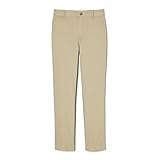 French Toast Girls' Pull-On Twill Pant (Standard & Plus), School Uniform Khaki, 6