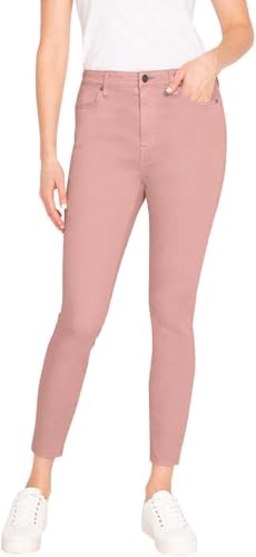 Buffalo David Bitton Women's High Rise Soft Stretch Ankle Skinny Jeans (US, Numeric, 8, Regular, Regular, 8/29, Old Rose)