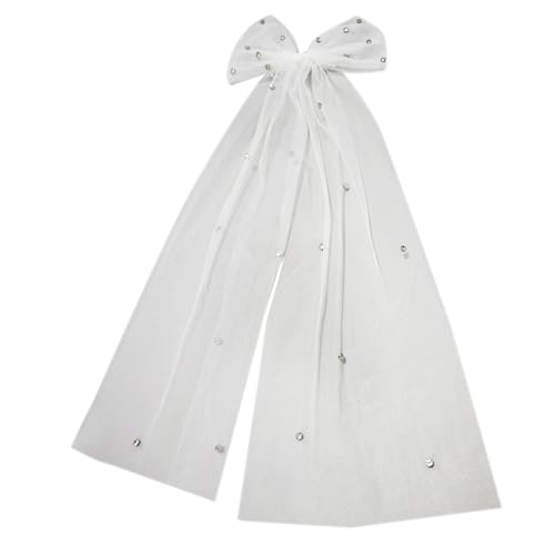 Horquilla para el pelo con lazo y diamantes de imitación únicos, complementos de ropa de novia y vestidos de noche para bodas y fiestas
