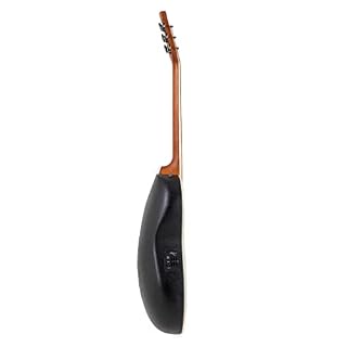 Applause Elite AE44-5S Guitare électro-acoustique, à profondeur de corps moyenne et pan coupé, satinée noire - Les Beatles, Paul McCartney, John Lennon, RIngo Starr, George Harrison Applause Elite AE44-5S Guitare électro-acoustique, à profondeur de corps moyenne et pan coupé, satinée noire – Image 3