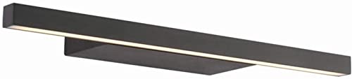 Applique miroir salle de bain LED noir AMUCK étanche lumière neutre