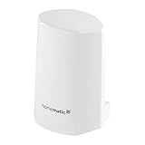 Homematic IP Smart Home Temperatur- und Luftfeuchtigkeitssensor – außen, weiß, Zubehör für Ihr Homematic IP Smart Home mit App-Funktion, Temperaturmessung, kabellos, 150573A0