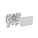 DWFSKZKV D-UDK4 10pcs for UDK-4 Terminal Block Accessories End Cover Plate Din Rail Terminal Block End Caps