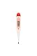 scala Digitales Fieberthermometer SC 17 rot wasserdicht mit Fieberalarm, 1er Pack