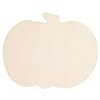 Factory Direct Craft Pack of 24 Unfinished Wood Cutouts - Thanksgiving Halloween Pumpkin Wooden Shapes for Fall Crafts and Autumn Decorations - Made in USA (Size: 3-3/4" Long x 4-3/4" Wide) #2