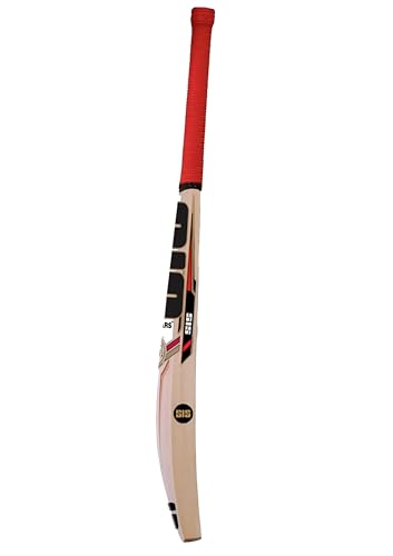 Image of Grand Edition Cricket Bat, Willow, Set of 1 Popular Willow Tennis Cricket Bat Suitable for Stree, Tournaments Practice Bat (Red, Size-06)