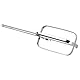 Laroal 2 Stück Handmixer-Schlägeraufsätze, Edelstahl-Handmixer-Ersatzschläger, Elektromixer-Teile für Handmixer 62682RZ 62692 62695V 64699