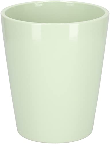 KOTARBAU® Macetero de cerámica para orquídeas H 150 mm, Maceta para orquídeas, Maceta de Ceramica, Tiesto de Flores y Plantas, Macetero, Maceta Verde Menta de cerámica esmaltada, Macetas