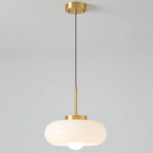 Suspension luminaire moderne en verre E27 pour couloir salon et balcon chic