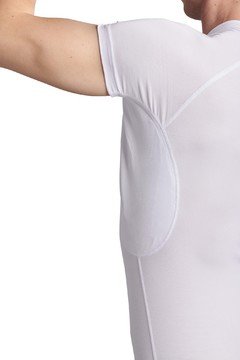 Sweat Proof Undershirts with Sweat Pads, Deep V Neck, Ultra Soft2