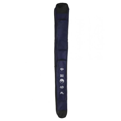 Housse pour sabre Taiji bleu en toile étanche arts martiaux