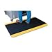 Anti-Fatigue Mat- Beveled Edge- 2ft.x3ft.- Yellow Border- Black