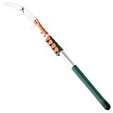 HUNKENR Tree Pruner Pole Saw Manual Extendable Long Tree Pruner Extendable，Pole Pruning Saw 18ft