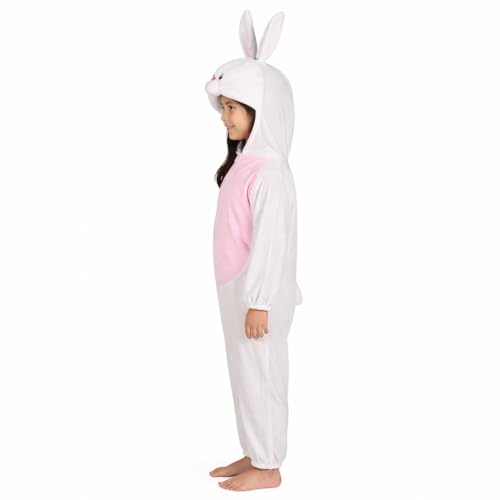 Image of Raj Costume Animal Fancy Dress Costume for Boys & Girls | Hooded Full Body Wildlife Zoo Animal Jumpsuit | Soft Costume for School Function, Fancy Dress, Halloween, Birthday, Cosplay & Role Play