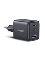 UGREEN USB C Ladegerät 30W 3-Port GaN II Netzteil PD Schnellladegerät Kompatibel mit iPhone 17, 17 Pro Max, Air, 16, 15, 14, 13, 12, iPad, Galaxy S25, S24, S23, Pixel 9 (Schwarz)