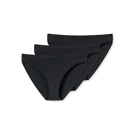 Uncover by Schiesser Women's Pack of 3 Briefs Tai Underwear, Black, XXXL Cover