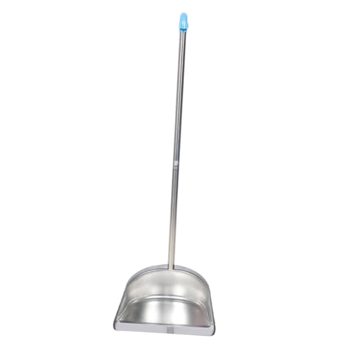 Gatuida Recogedor de Basura de Acero Inoxidable Duradero con Mango Ergonómico Gran Capacidad y Diseño Compacto para Limpieza Doméstica Cómoda