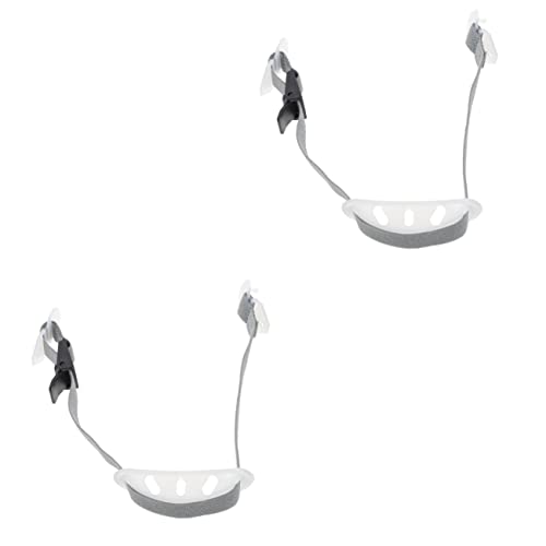 HOMOCONO 2pcs Professional Helmet Jaw Guard Universal Chin Protector for Safety Helmets