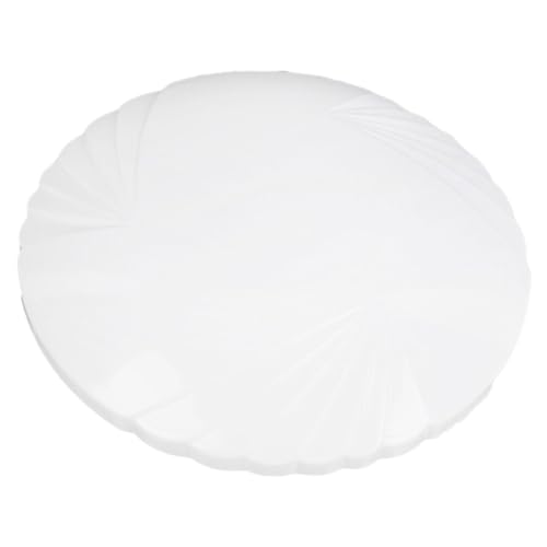 Image of SUPVOX Round Ceiling Light Shade 11.41X11.41X1.77In Plastic Lamp Cover Anti-Glare Ceiling Fixture Replacement for Bedroom Kitchen Living Room Lighting