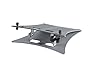 K&M 12197 Laptop Stand Basalt Grey - Aluminium, Steel - Adjustable Notebook Tray - for Desk & Stage - Flat #4
