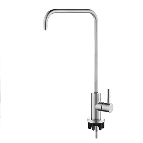 Robinet de filtre à eau 1/4 pouce en acier brossé pour évier de cuisine