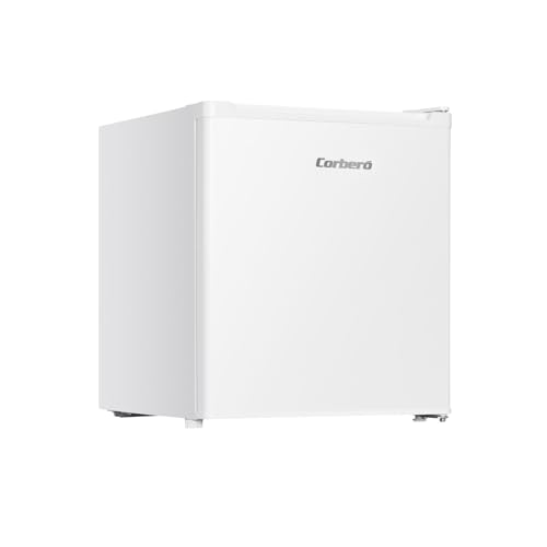 Corberó – Nevera pequeña - Mini Bar | CFHMB41W | 51x44x47 cm | Capacidad 41L | Rango 1-10 °C | 39 dB | Puerta Reversible | Patas Niveladoras | Color Blanco