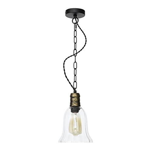 Luces colgantes vintage con araña de cristal y acabados de calidad 6