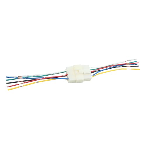 Connecteur de fil électrique étanche pour câblage de phares et remorques DC12V 6 plots