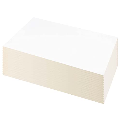 TAICHEUT 50 Pack 11 x 17 Inch Heavy White Chipboard Sheets, Chipboard Sheets, Bright White Backing Board for Art, Prints, Frames and DIY Crafts, White on Both Side, Medium Weight